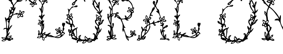 Floral One Font Download Free